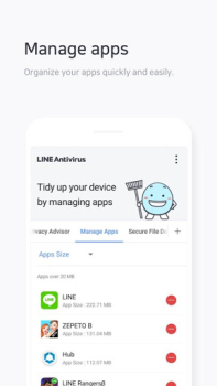 Herunterladen NAVER Antivirus Werkzeuge für Android Bildschirmfoto 7