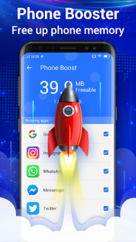 Herunterladen Reiniger - Telefon Booster Werkzeuge für Android Bildschirmfoto 2