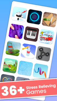 Herunterladen Antistress - Relaxing games Gelegentlich für Android Bildschirmfoto 2
