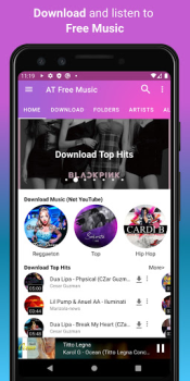 Herunterladen Videomusik Player Downloader Musik und Audio für Android Bildschirmfoto 2