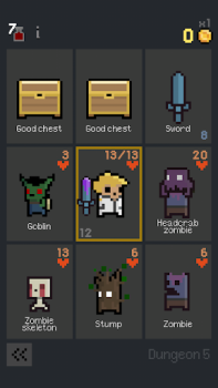 Herunterladen Dungeon Cards Puzzle-Spiele für Android Bildschirmfoto 7