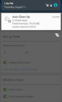 Herunterladen Auto Clean Up Werkzeuge für Android Bildschirmfoto 3