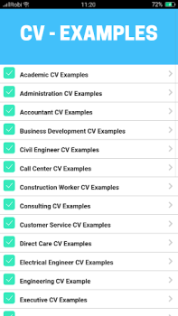 Herunterladen CV Examples: PDF CV Templates Bildung für Android Bildschirmfoto 6