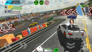 Herunterladen Car Drivers Online: Fun City Rennen für Android Bildschirmfoto 4