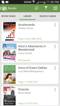Herunterladen Aldiko Classic Bücher und Leitfäden für Android Bildschirmfoto 3