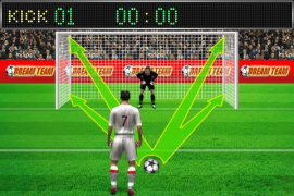 Herunterladen Fußballstrafe. Torschüsse. Sport Spiele für Android Bildschirmfoto 4