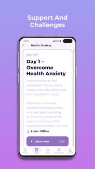Herunterladen DARE: Angst & Panik Linderung Gesundheit & Fitness für Android Bildschirmfoto 7