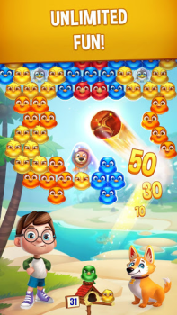 Herunterladen Bubble Birds V - Color Birds Shooter Puzzle-Spiele für Android Bildschirmfoto 2