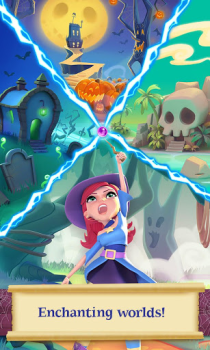 Herunterladen Bubble Witch 2 Saga Puzzle-Spiele für Android Bildschirmfoto 3