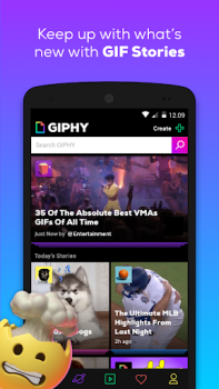 Herunterladen GIPHY: GIFs, Stickers & Clips Video-Player und -Editoren für Android Bildschirmfoto 2
