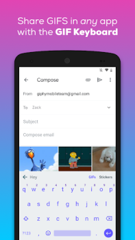 Herunterladen GIPHY: GIFs, Stickers & Clips Video-Player und -Editoren für Android Bildschirmfoto 6