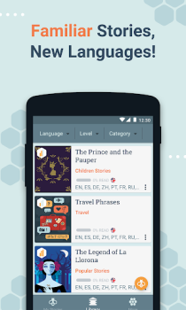Herunterladen Beelinguapp: Englisch Lernen Bildung für Android Bildschirmfoto 7