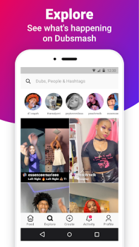 Herunterladen Dubsmash Video-Player und -Editoren für Android Bildschirmfoto 3
