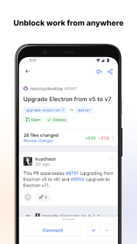 Herunterladen GitHub Arbeit für Android Bildschirmfoto 3