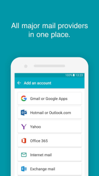 Herunterladen Aqua Mail – schnell & sicher Kommunikation für Android Bildschirmfoto 2