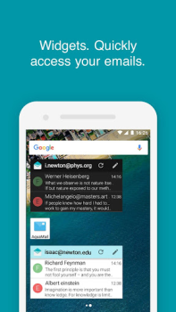 Herunterladen Aqua Mail – schnell & sicher Kommunikation für Android Bildschirmfoto 7