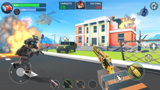 Herunterladen PIXEL'S UNKNOWN BATTLE GROUND Aktion für Android Bildschirmfoto 3