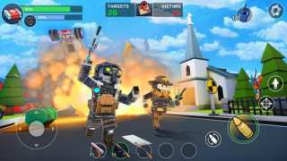 Herunterladen PIXEL'S UNKNOWN BATTLE GROUND Aktion für Android Bildschirmfoto 4