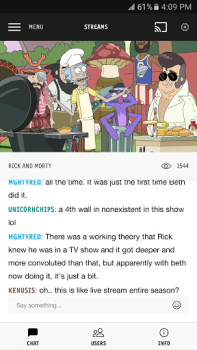 Herunterladen [adult swim] Unterhaltung für Android Bildschirmfoto 3