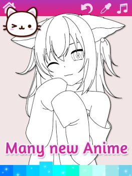 Herunterladen Anime Manga Coloring Pages wit Brettspiele für Android Bildschirmfoto 4