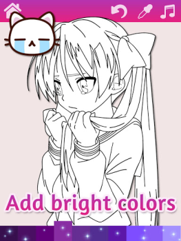 Herunterladen Anime Manga Coloring Pages wit Brettspiele für Android Bildschirmfoto 6