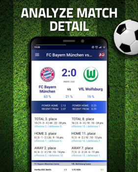 Herunterladen Football Predictions Livescore Sport für Android Bildschirmfoto 2