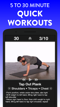 Herunterladen Tägliche Trainings - Workouts Gesundheit & Fitness für Android Bildschirmfoto 3