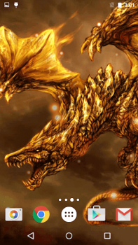 Herunterladen Drachen Live Hintergrund Personalisierung für Android Bildschirmfoto 2