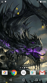 Herunterladen Drachen Live Hintergrund Personalisierung für Android Bildschirmfoto 6