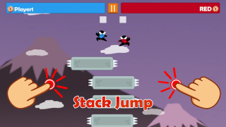 Herunterladen Springen Ninja Party 2 Spieler Arkade für Android Bildschirmfoto 6