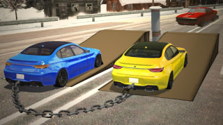 Herunterladen verkettete autorennen 3D Rennen für Android Bildschirmfoto 4