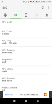 Herunterladen Android Info - View Informatio Werkzeuge für Android Bildschirmfoto 2