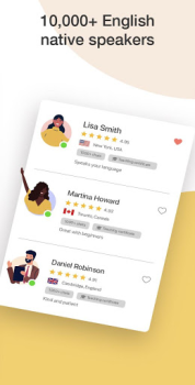 Herunterladen Cambly - Englischlehrer Bildung für Android Bildschirmfoto 2