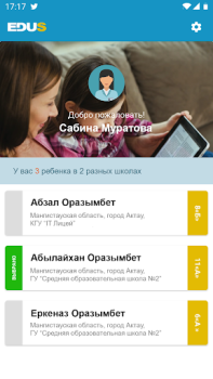 Herunterladen Mektep.EDUS для родителей Bildung für Android Bildschirmfoto 2