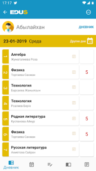 Herunterladen Mektep.EDUS для родителей Bildung für Android Bildschirmfoto 3