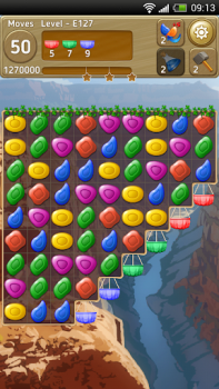 Herunterladen Gems Fever Puzzle-Spiele für Android Bildschirmfoto 2