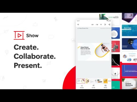 Zoho Show: der Präsentator