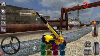 Herunterladen Bagger Simulator Baggerlader Simulatoren für Android Bildschirmfoto 3