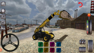 Herunterladen Bagger Simulator Baggerlader Simulatoren für Android Bildschirmfoto 4