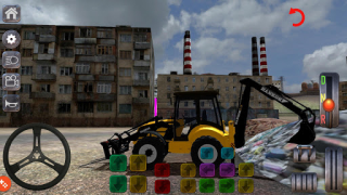 Herunterladen Bagger Simulator Baggerlader Simulatoren für Android Bildschirmfoto 7