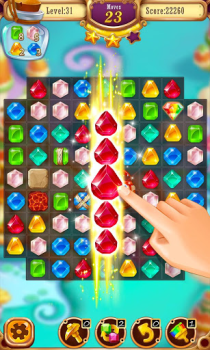 Herunterladen verrückte Juwelenwelt Puzzle-Spiele für Android Bildschirmfoto 3