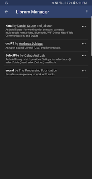 Herunterladen APDE - Android Processing IDE Werkzeuge für Android Bildschirmfoto 6