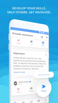 Herunterladen BestHelp — Anonymer Chat. Psyc Gesundheit & Fitness für Android Bildschirmfoto 2