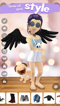 Herunterladen Club Cooee - 3D Avatar Chat Simulatoren für Android Bildschirmfoto 3