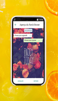 Herunterladen Chat Wallpaper Messaging Backgrounds Personalisierung für Android Bildschirmfoto 2
