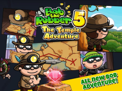 Herunterladen Bob The Robber 5: Temple Adventure by Kizi games Abenteuer für Android Bildschirmfoto 2