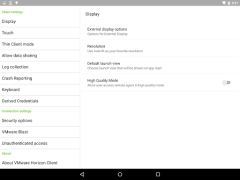 Herunterladen VMware Horizon Client Wirtschaft für Android Bildschirmfoto 7