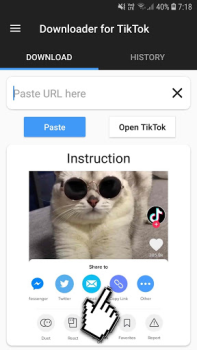 Herunterladen Downloader for TikTok Werkzeuge für Android Bildschirmfoto 2