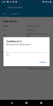 Herunterladen Geekbench 5 Werkzeuge für Android Bildschirmfoto 2