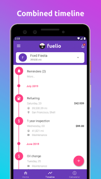 Herunterladen Fuelio: Tanken App,Fahrtenbuch Autos & Transport für Android Bildschirmfoto 4